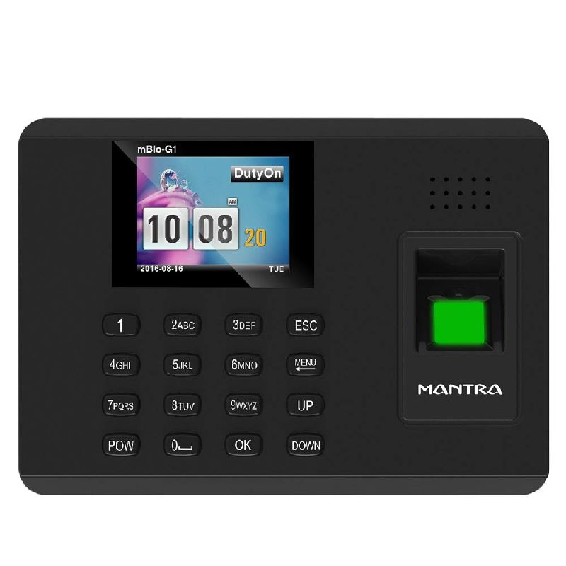Mantra MBIO-G1 Biometric Attendance Machine, for Security Purpose, Feature : Accuracy, Less Power Consumption