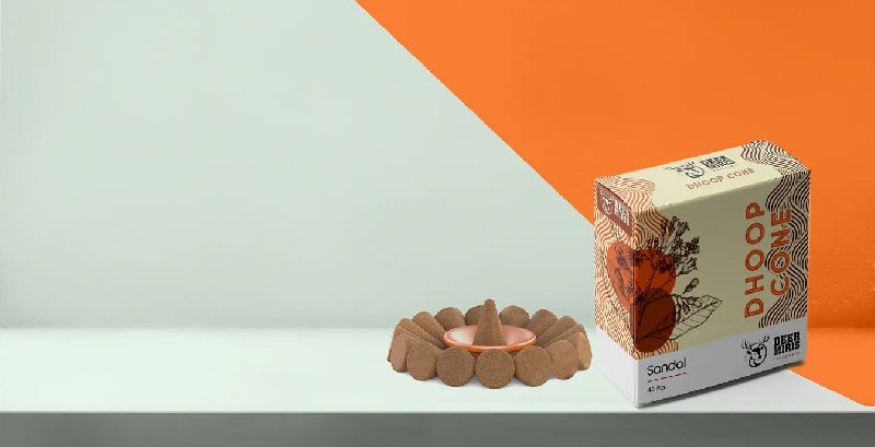 Dhoop Cone, for Fragrance, Packaging Type : Paper Box