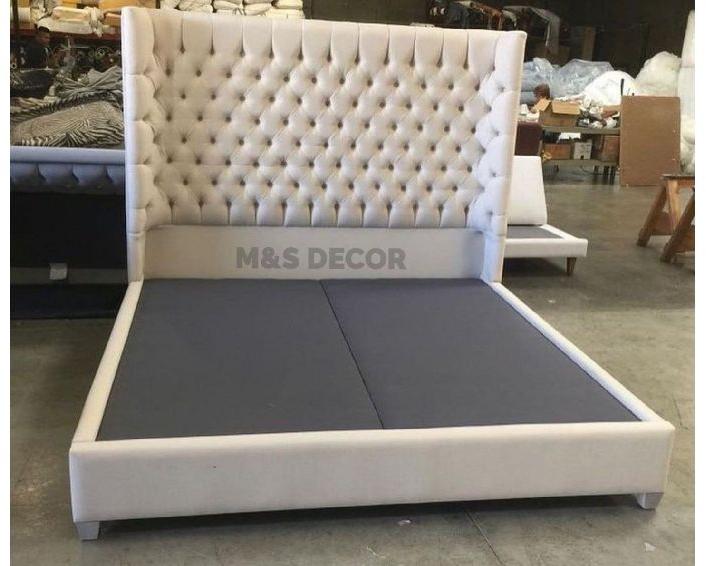 King Size Quilted Modern Upholstery Bed