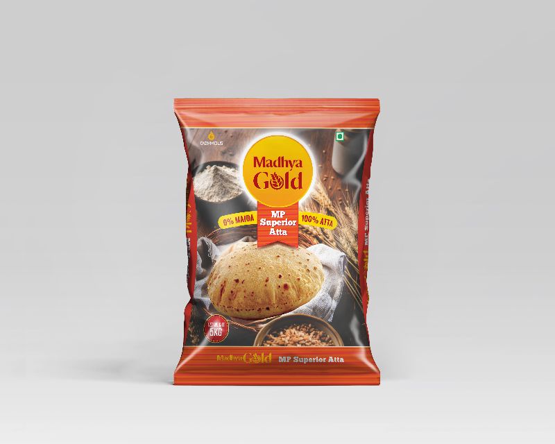 Natural MadhyaGold MP Superior Atta, for Cooking, Packaging Type : PP Bag