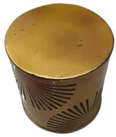 Round Polished Brass Candle Holder, for Table Centerpiece, Pattern : Plain