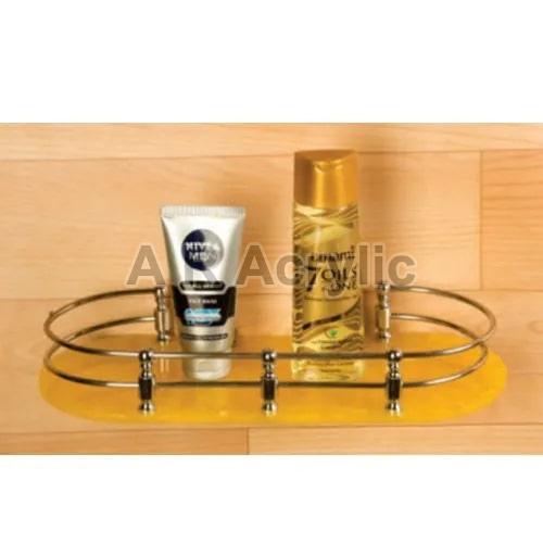 B106 Acrylic Bathroom Shelf