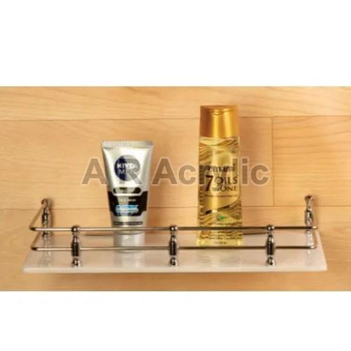 B107 Acrylic Bathroom Shelf