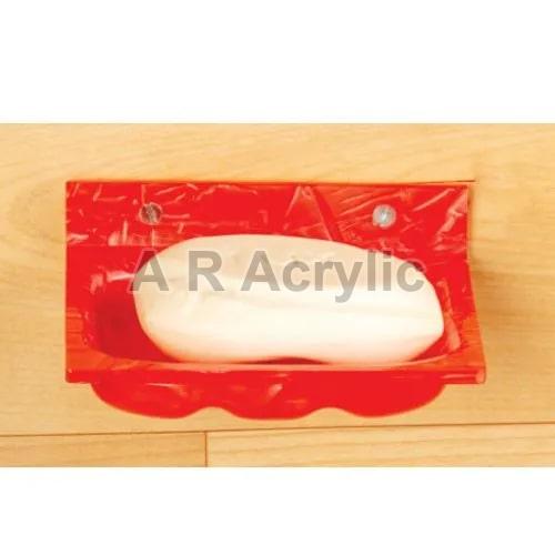 B135 Acrylic Soap Dish, Packaging Type : Box