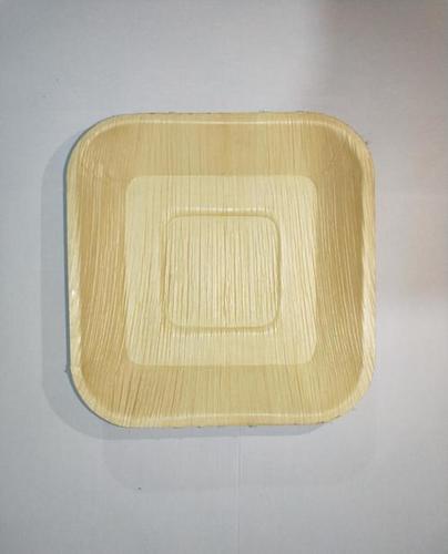 6 Inch Square Areca Leaf Plates, for Serving Food, Feature : Eco Friendly