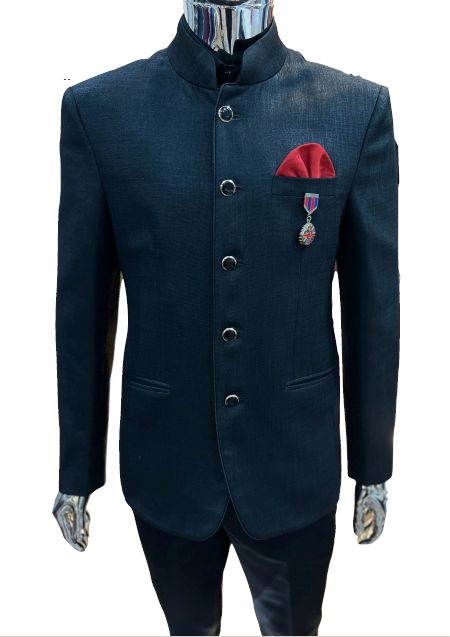 Stitched Plain Jute Fabric Basic Jodhpuri Suit, Size : XXXL, XXL, XL, M