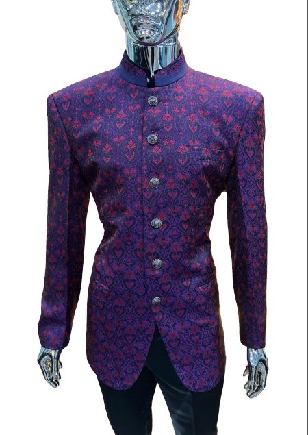 Self Print Jodhpuri Suit