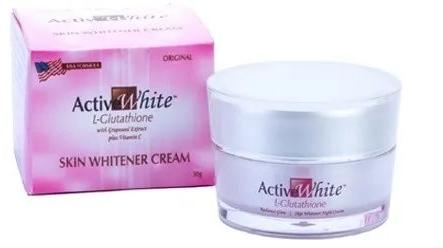 Active White L-Glutathione Skin Whitening Cream, Shelf Life : 24 months