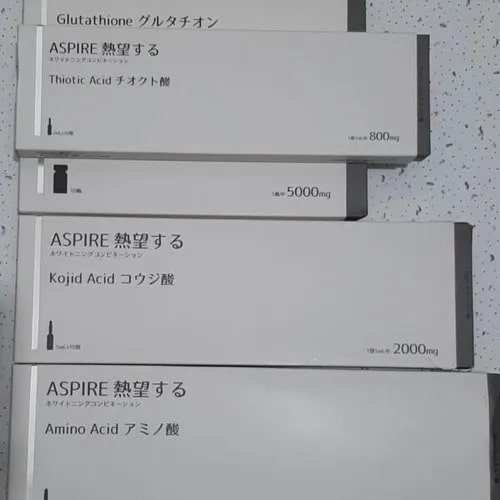 Aspire Glutathione 5000mg Skin Whitening Injection