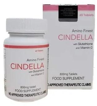 Cindella 800mg Glutathione Skin Whitening Tablets, Packaging Type : Bottle