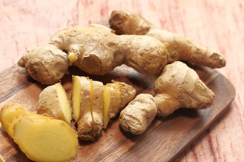 Natural Fresh Ginger, for Cooking, Color : Light Brown