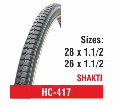 Rubber HC-417 Bicycle Tyres, Color : Black