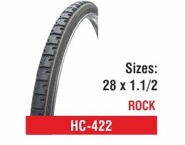 Rubber HC-422 Bicycle Tyres, Color : Black