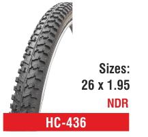 Rubber HC-436 Bicycle Tyres, Size : 26x1.95