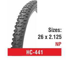 Rubber HC-441 Bicycle Tyres, Size : 26x1.95