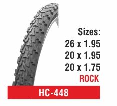 Rubber HC-448 Bicycle Tyres, Color : Black