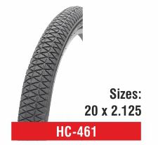 Rubber HC-461 Bicycle Tyres, Size : 20x2.125