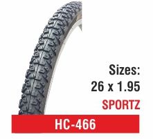Rubber HC-466 Bicycle Tyres, Size : 26x1.95