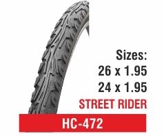Rubber HC-472 Bicycle Tyres, Color : Black