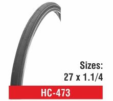 Rubber HC-473 Bicycle Tyres, Color : Black