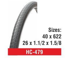 Rubber HC-479 Bicycle Tyres, Color : Black