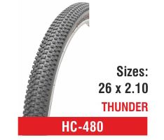 Rubber HC-480 Bicycle Tyres, Size : 26x2.10