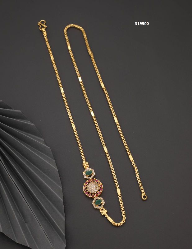 Gold plated round mop chain, Occasion : Daily Wear