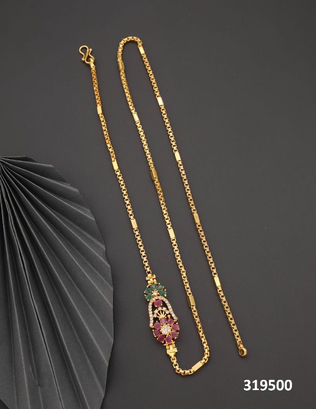 Latest floral design pendant mop chain, Occasion : Weeding Wear