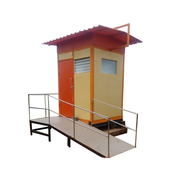 Polished FRP Portable Container Toilets