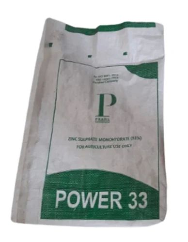 25Kg Printed Polypropylene Bag, Color : White (Base Color)
