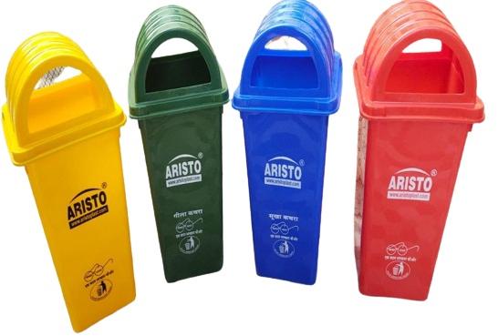 Aristo 110L Plastic Dustbin, for Outdoor Trash, Feature : Good Strength