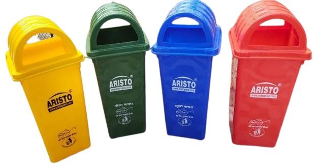 Aristo 60L Plastic Dustbin, for Outdoor Trash, Feature : Good Strength