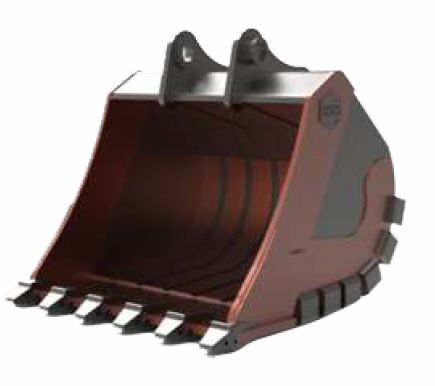 Hardox Steel Excavator Earthmoving Bucket, for Industrial, Feature : Fine Finishing