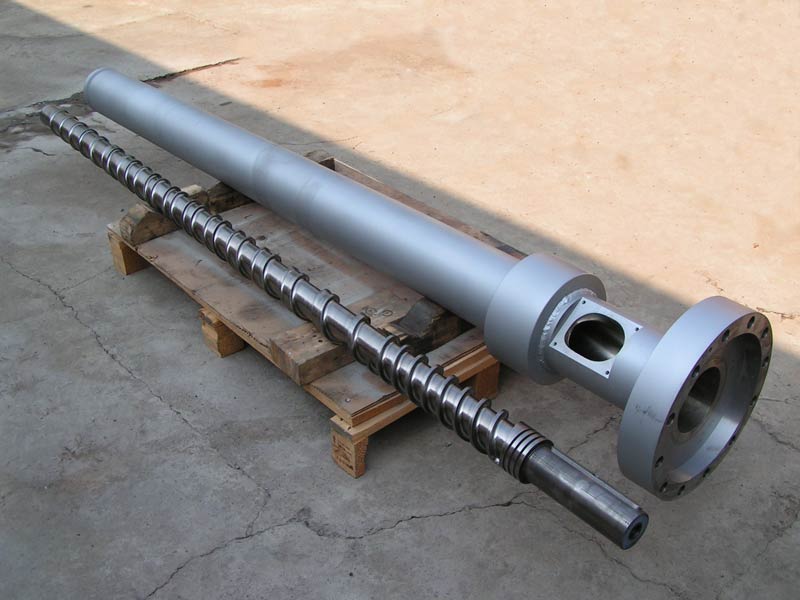Grey Stainless Steel Extrusion Single Screw Barrel, for Fittings Use, Size : 60-80mm