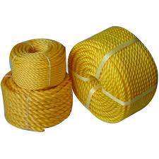 Double Twist Plastic PP Rope for Trolling, Color : Yellow