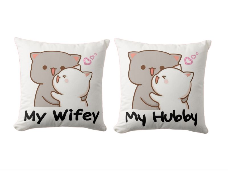 Customized Cushion Cover With Filler, for Sofa, Bed, Chairs, Feature