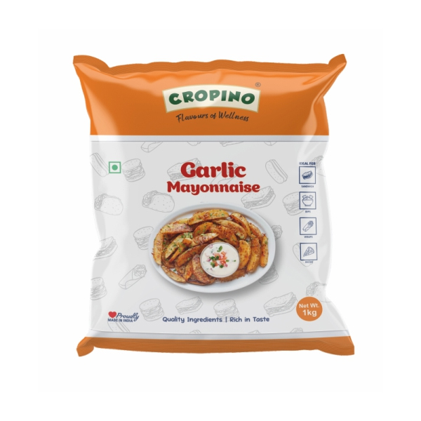 CROPINO Garlic Mayonnaise, Packaging Type : Pauch