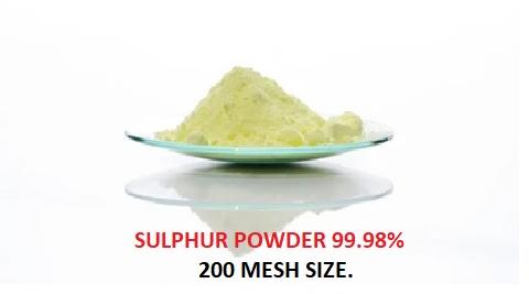  Yellow Sulphur Powder, Purity : 99%