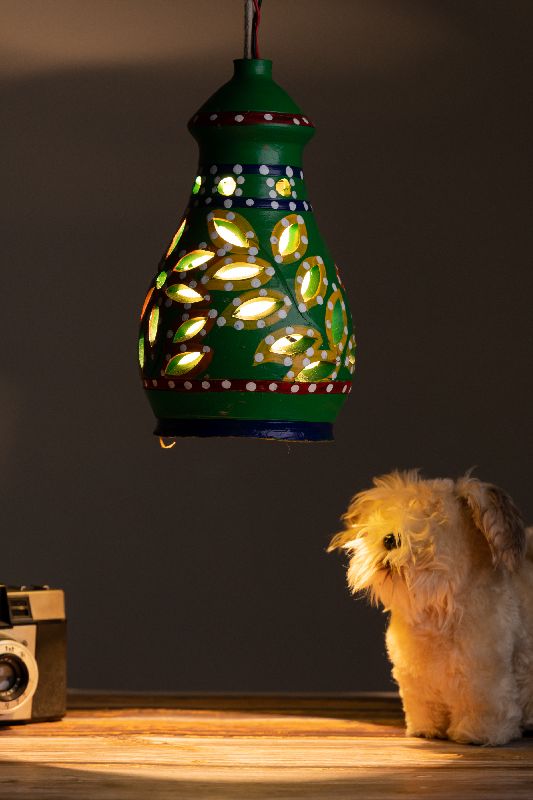 Oval Shaped Clay Lamp Shades