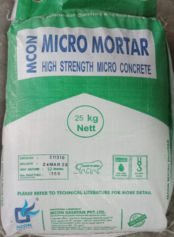 Fluid Micro Concrete, Packaging Size : 15 KG