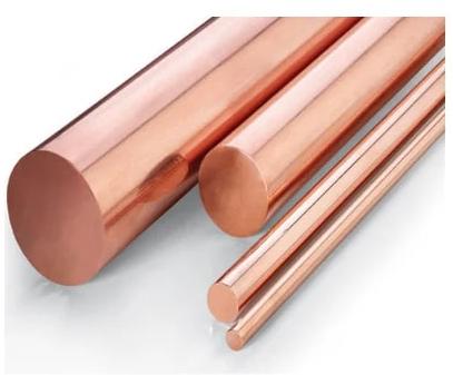Round Cobalt Copper Rods, Color : Brown