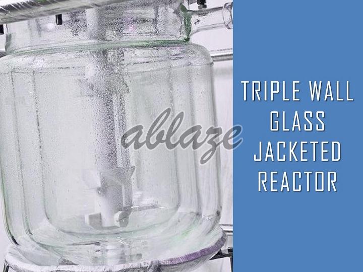 Glass Triple Wall Jacketed Reactor