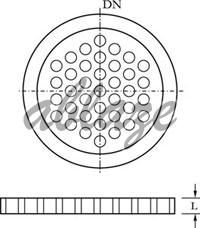 PTFE-Perforated Plate/Packing Retainer