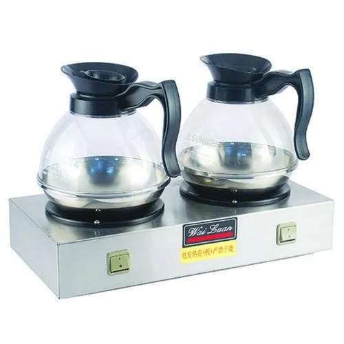Double Hot Plate, Voltage 220V, Color Silver, Black at Rs 3,500