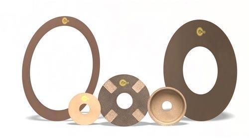 Smooth flute grinding wheels, Color : Brown