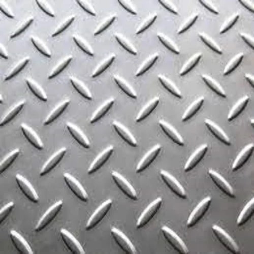 Square Polished Mild Steel Chequered Plates, for Industrial, Technique : Hot Rolled