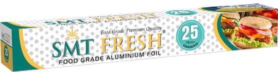 25 Meter SMT Fresh Aluminium Foil, for Packing Food, Color : Silver