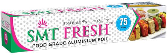 SMT Fresh 75 Meter Aluminium Foil, for Packing Food, Color : Silver