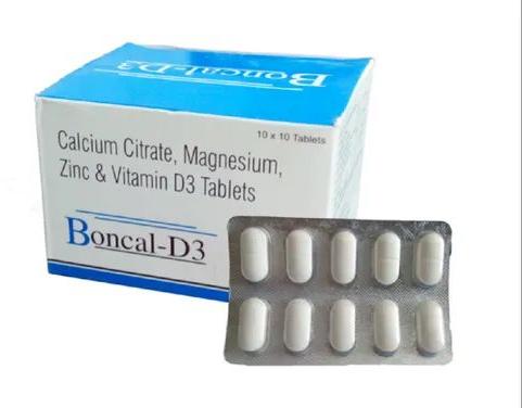 Boncal D3 Tablets, for Immunity Booster, Packaging Type : Box