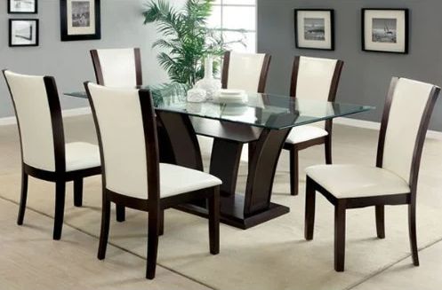 Wooden Square Dining Table Set, for Home, Pattern : Plain